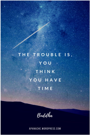 The Trouble is You Think You Have Time ~ Buddha